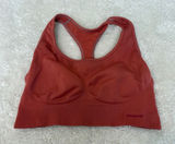 Patagonia Womens Racerback Sports Bra Workout Activewear Lightweight Orange M Photo 0