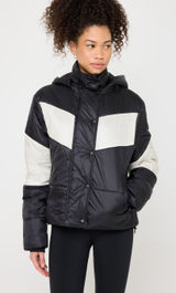 SPIRITUAL GANGSTER NWT Women’s Aero Puffer Jacket Black, Medium ($248) Photo 0