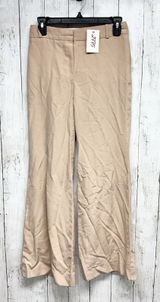 Chloé Wide Leg‎ Trousers Women Size 36 Beige Buvard France 4SPA20-4S061 Tailored Photo 0
