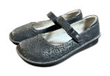 Alegria Belle Black Embossed Damask Leather Mary Jane Shoes BEL-265 Womens 39 Photo 0