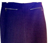 Laundry By Shelli Segal Women’s Black Quilted Zipper Pocket Skirt Size 10 Photo 0