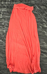 Orange maxi skirt by Isacc Levi size L Photo 0