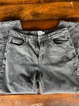 Black Straight-Leg Jeans Photo 0