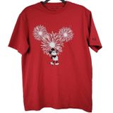 Disney x AE American Eagle Mickey Mouse‎ Fireworks Graphic Red T-Shirt Photo 0