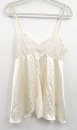Intimo Amore Womens Y2K Ivory Lace Pearl Trim Romantic Bridal Cami Top Size M Photo 0