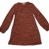 Altar'd State Balloon‎ Sleeve A-Line Sweater Dress Heathered Oranges Medium Photo 0