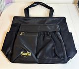 Sweeford NEW Black Everyday Multi-Pocket Casual Water-Resistant Purse Tote Bag Photo 0