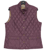 Eddie Bauer Goose Down Quilted Puffer Vest Purple XL Outdoor Preppy Equestrian Photo 0