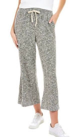 CALME by Johnny Was Cozy Wide Leg Drawstring Pants in Blue/gray size Large Photo 0