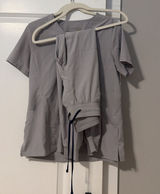 Gray Scrub Set Size XS Photo 0