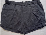 G‎ X F Shorts Womens Large Gray Elastic Waist Casual Summer Lounge Photo 0