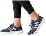 Adidas Women’s Gray Cloudfoam Sneakers Size 8.5 GZ9047 Athletic Running Shoes Photo 0