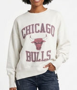 Abercrombie SoftAF Chicago Bulls Sweatshirt XS‎ Gray NBA Crewneck Photo 0