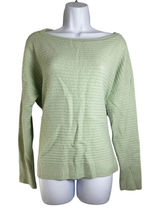 Banana Republic Sunday Sunday Sage Green Merino‎ Cashmere Waffle Knit Sweater XL Photo 0