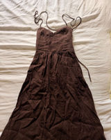 Reformation Linen Midi Dress Photo 0