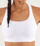 White Lululemon Energy Bra 4 Photo 0