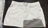 BDG Urban Outfitters White Denim Skirt Photo 0