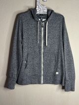 Vuori Halo performance hoodie charcoal heather size large VW201 Photo 0