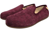 Spenco Women Suede Perforated Ballet Flats Slip On Shoes Mahogany Size 9‎ Photo 0