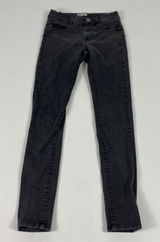 Juicy Couture Jeans Womens 2 Gray Charcoal Wash Mid Rise Skinny Stretch‎ Denim Photo 0