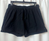 Champion Black Athletic Stretchy Waistband Cotton Shorts Photo 0