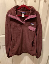 Patagonia Fleece Pullover in Plum with Mauve Accents Photo 0