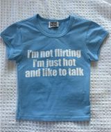 i’m not flirting i’m just hot and like to talk tee shirt Photo 0