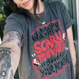 Scary movies are good for your health t-shirt Photo 0
