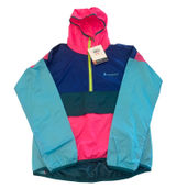 NEW Cotopaxi Teca Windbreaker Women's XS Pink Blue Packable Anorak Half‎ Zip Photo 0
