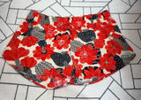 The North Face Shorts Womens‎ Large Red Floral Cactus Print Nylon Activewear Photo 0