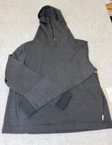 Free Fly Womens Bamboo Lightweight Fleece Cropped Hoodie Heather Black 3980 L Photo 0