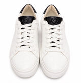Michael Kors White Croc Embossed Low Top Sneakers Size 6.5 Photo 0