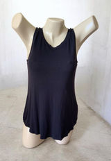 Women’s Black Sleeveless Tank Top - Classic Racerback Photo 0