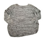 Eileen Fisher Organic Linen Blend Shirt Women's XL Gray Black Lagenlook #AB3-2 Photo 0