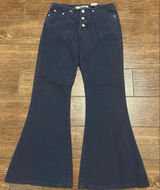 Paris Blues originals Vintage Y2K Low Rise Flare flared Leg Jeans 29x30 dark was Photo 0