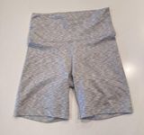 TNA Aritzia Heathered Grey‎ Biker Shorts Size Small Photo 0