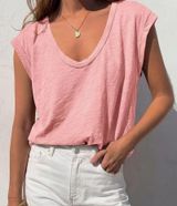 Basic Oversized Tee Pink Size XL Photo 0