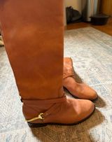 Ralph Lauren Leather Cognac Riding Boots Photo 0