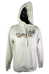 Independent Trading Co‎ Spring Hill Retro Graphic Hoodie Cream Womens XS Photo 0