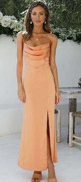 Golden Thoughts Maxi Dress Photo 0
