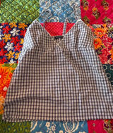 Brandy Melville Tie Tank Top gingham Photo 0