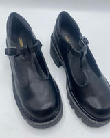 Chunky Heel Mary Jane Platform Shoes T Strap Buckle Black 6 Goth Baby Doll Photo 0