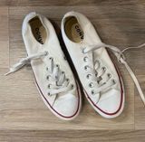 White Converse Sneakers Photo 0