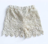 Y2K White Lace Dolphin Shorts Fairycore Boho Size Small Photo 0