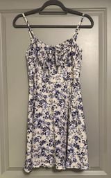 Missguided Purple Floral Sundress Photo 0