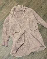 Barefoot Dreams Open-Front Plush Cardigan neutral tan Photo 0