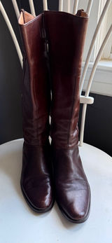 Vagabond Brown Leather Knee-High Riding Boots Size 38 Photo 0