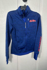G lll Carl Banks Ole Miss Zip Up Blue Jacket Size Small EUC Photo 0