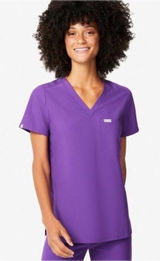 Figs Catarina Scrub Top Ultra Violet Size XXS PO 1651 Photo 0
