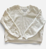 Hollister Cozy v-neck Sweater in White Photo 0